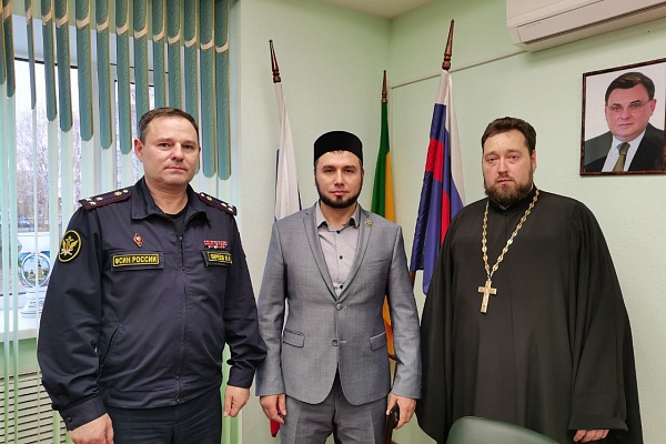 Протоиерей Антоний Шварев присутствовал на встрече начальника Пензенского УФСИН с муфтием