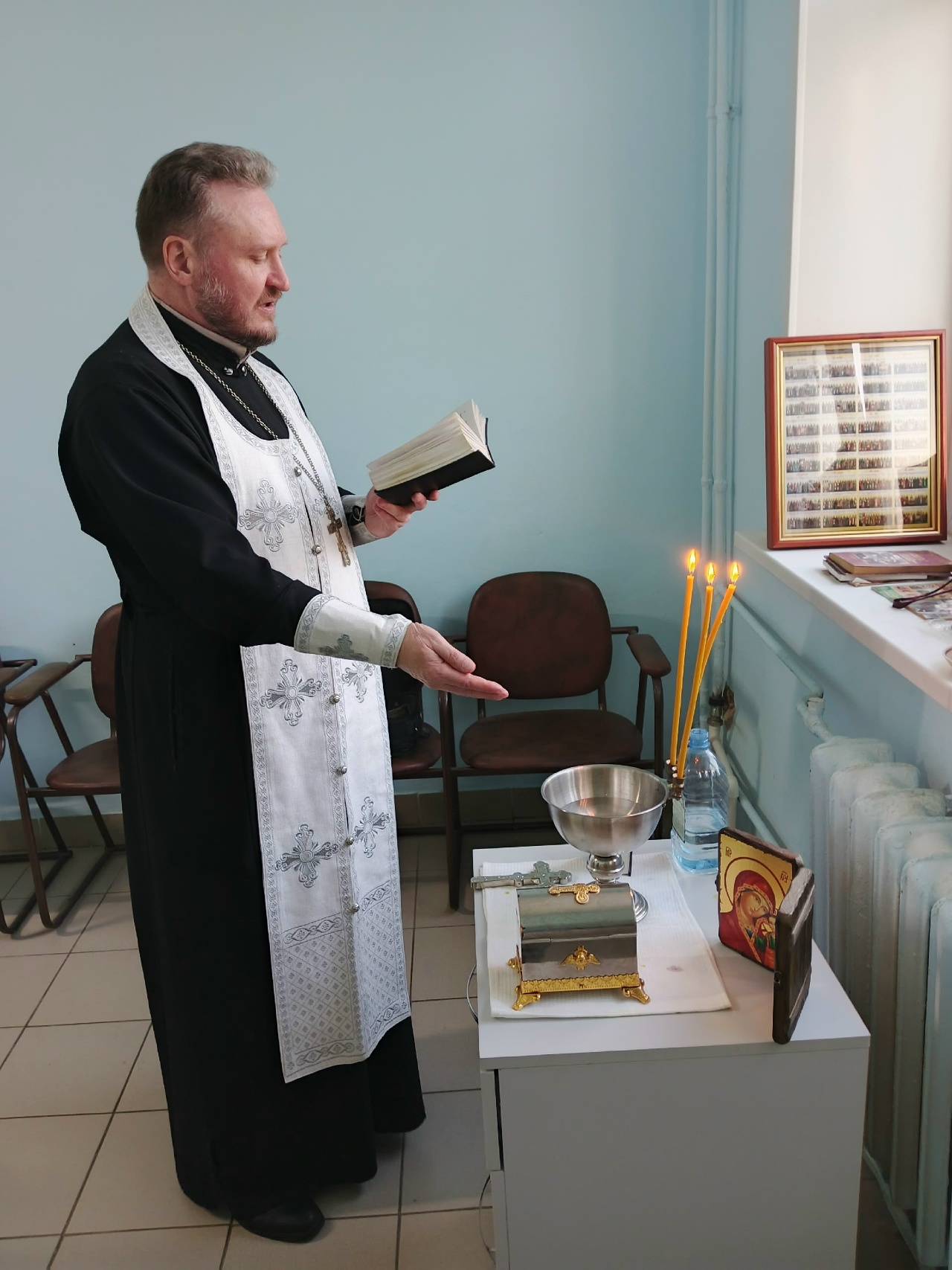 Священники посетили раненых