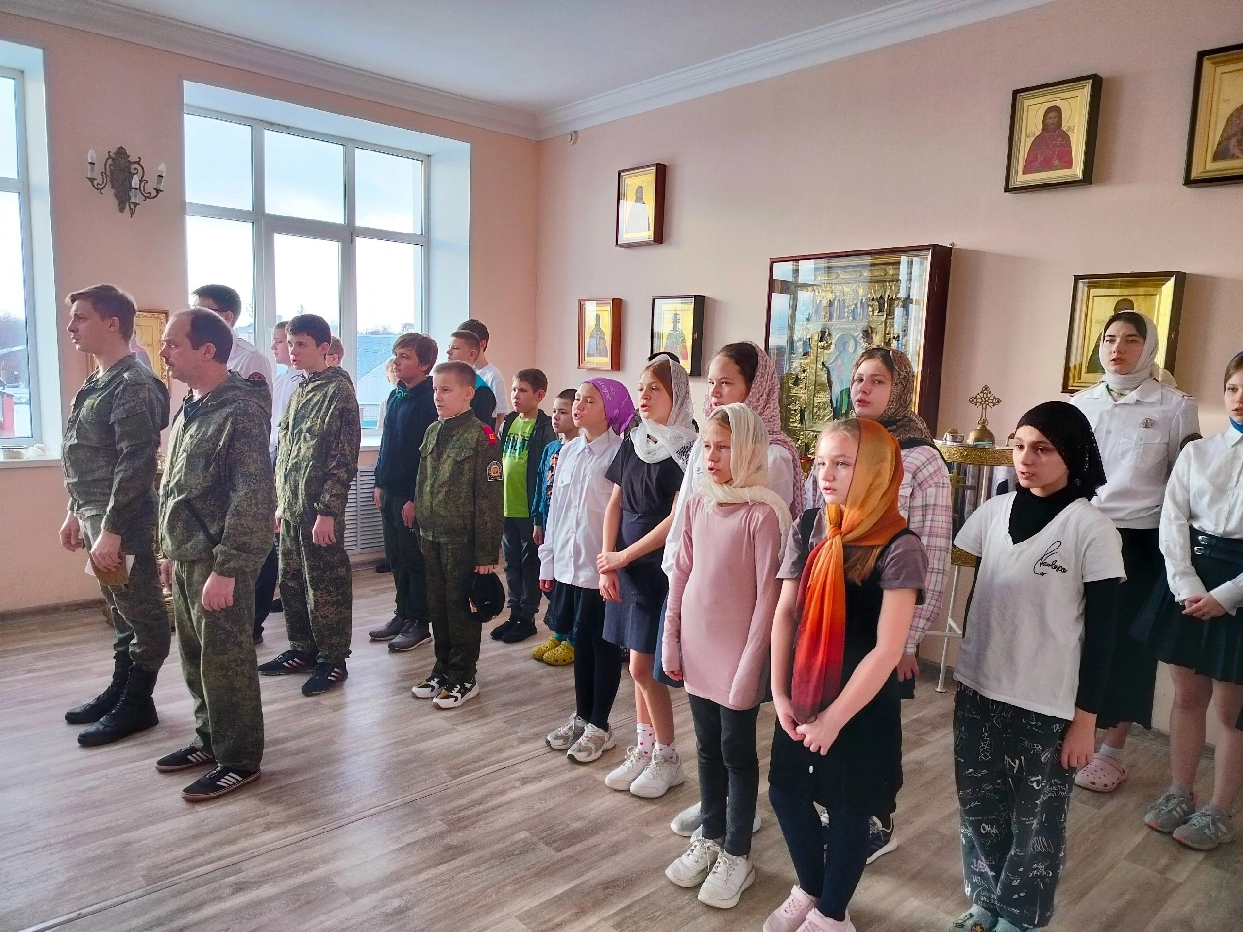 Воспитанники воскресной школы участвовали зимний лагерь «Накануне Рождества»