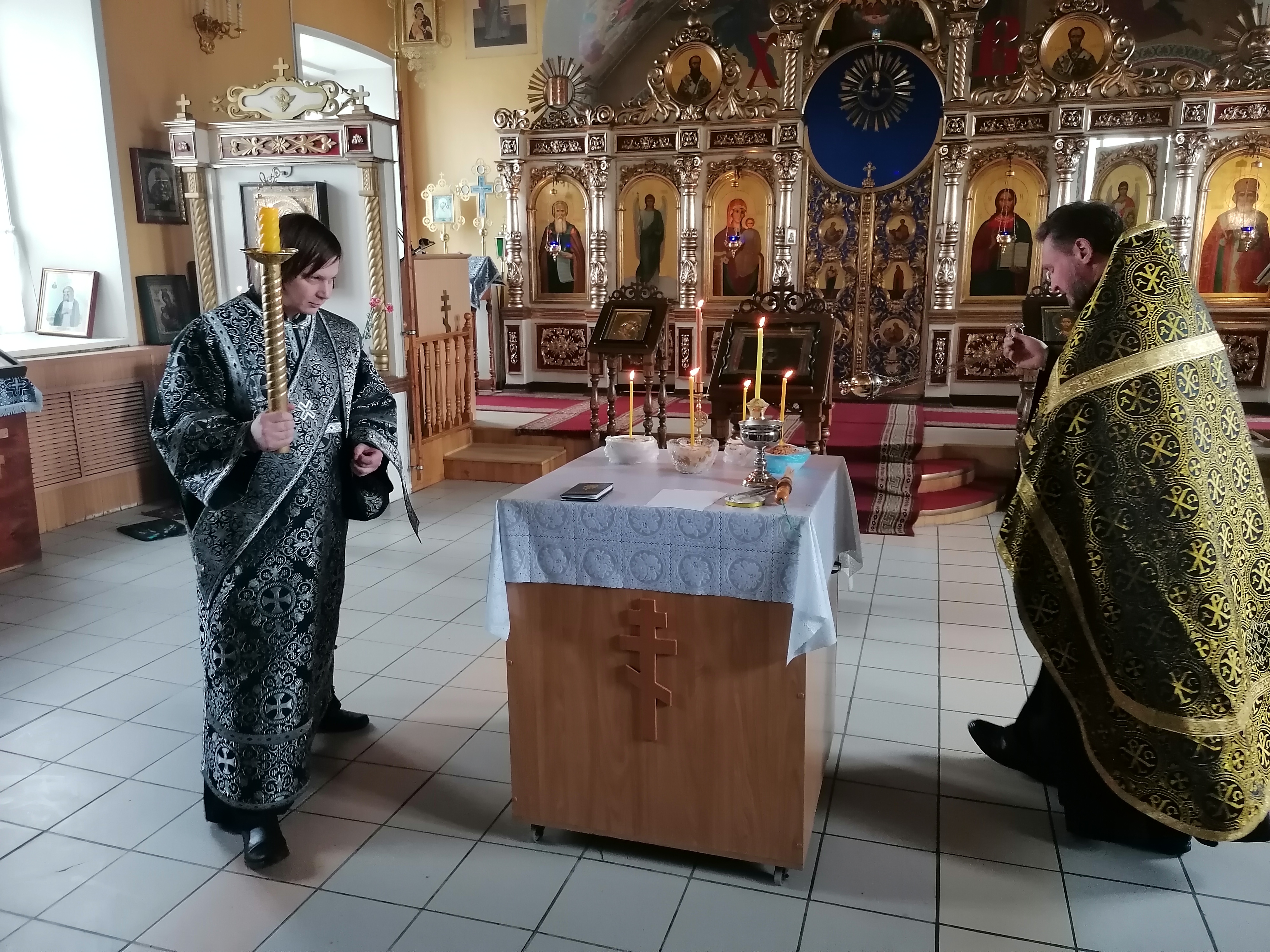 Служба в четверг первой седмицы Великого поста