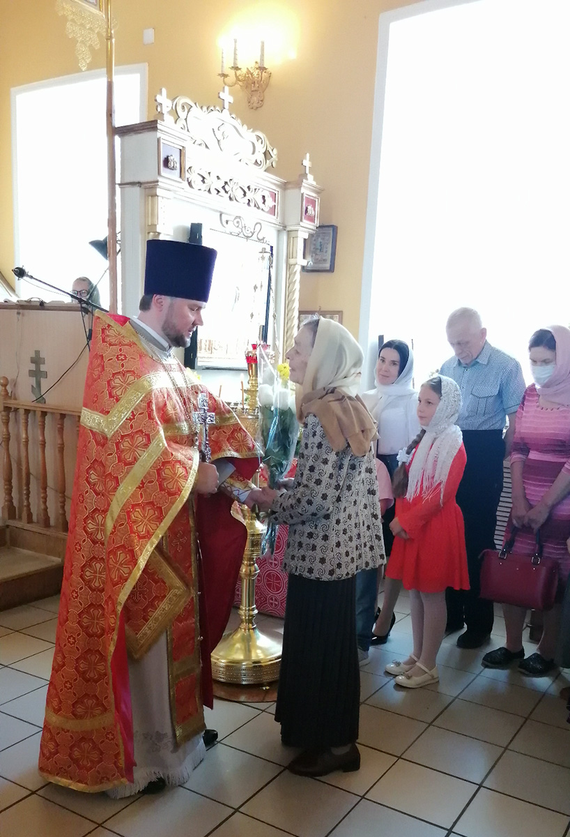 Поздравление с Днём рождения настоятеля нашего храма