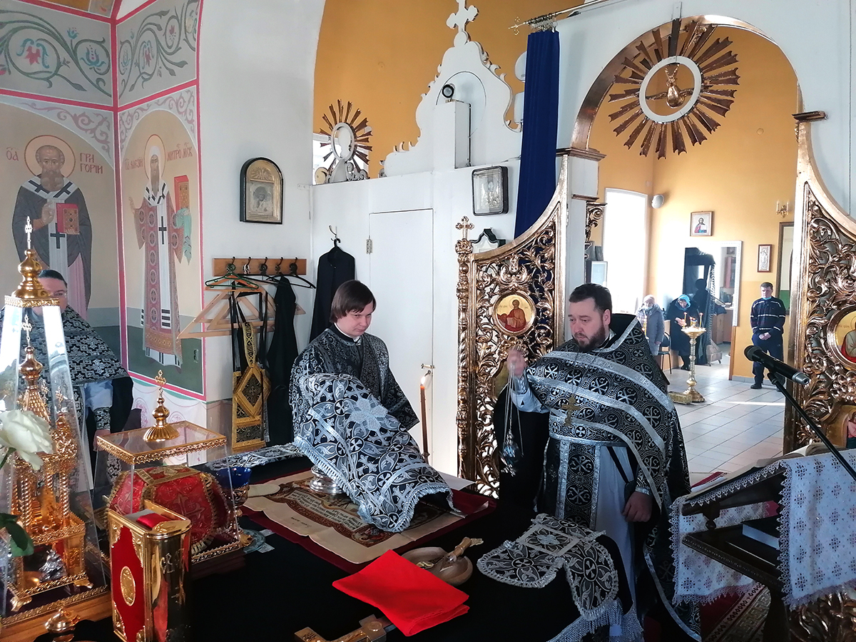 Служба в среду первой седмицы Великого поста