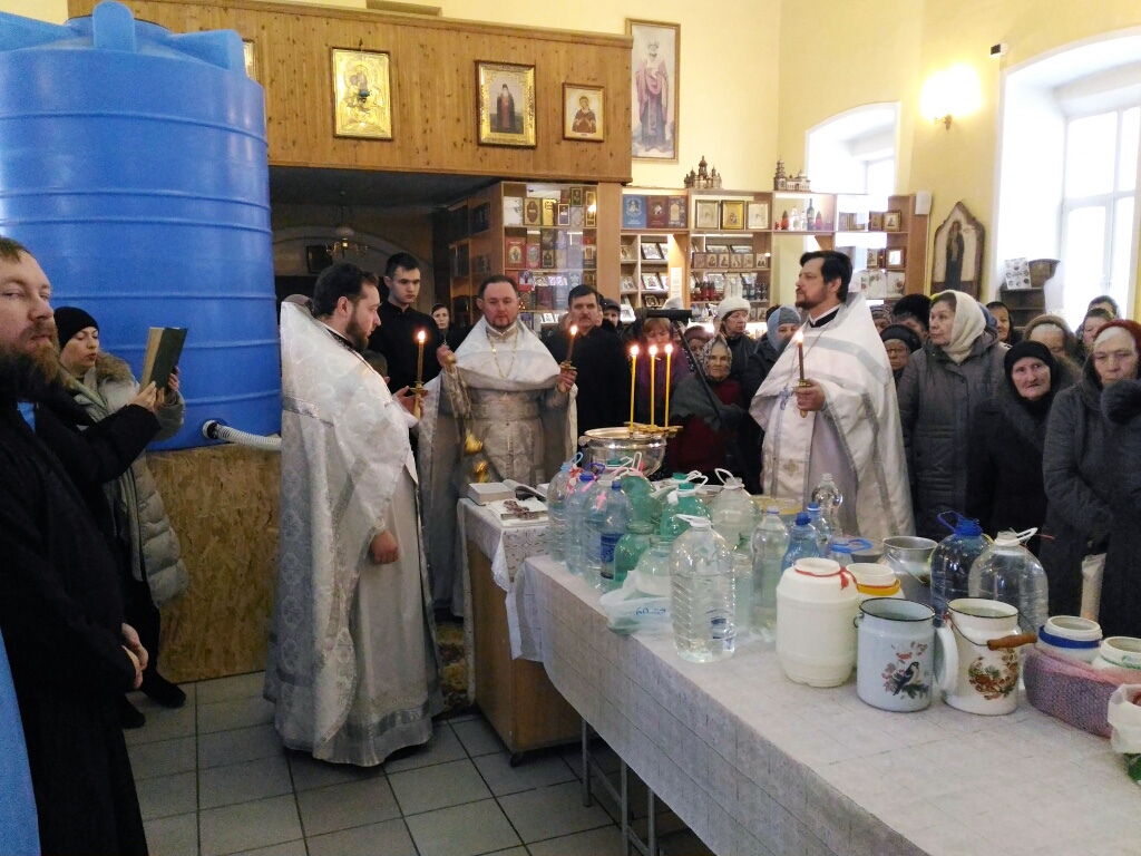 Крещенский сочельник в нашем храме