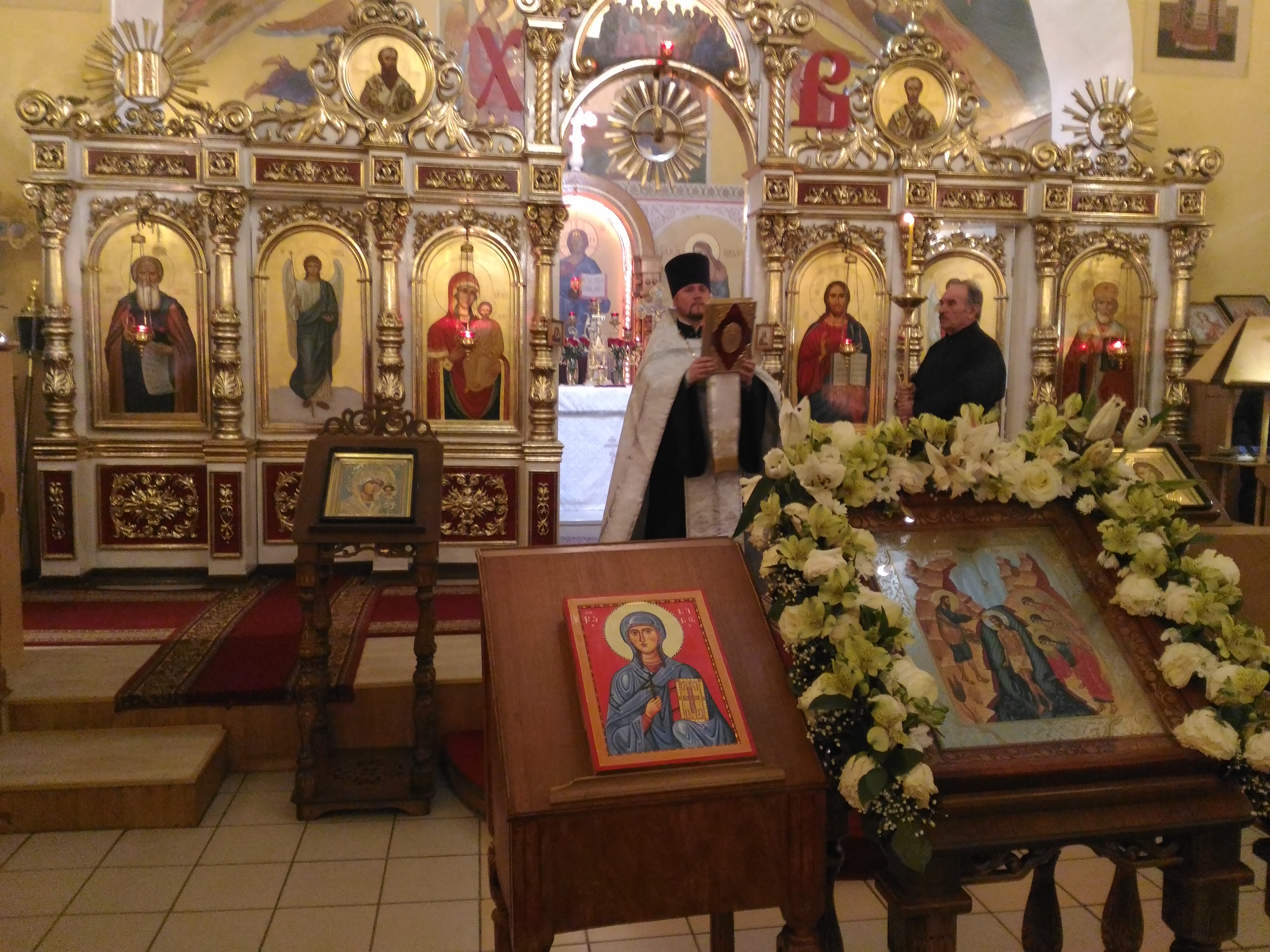 В наш храм доставлена икона равноапостольной Нины, просветительницы Грузии