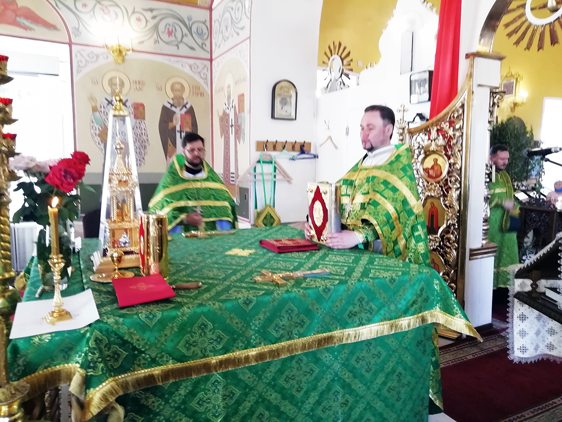 Литургия в субботу Пятидесятницы