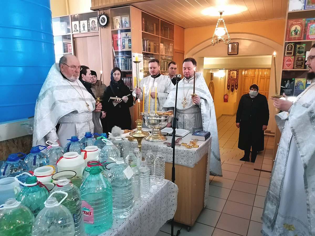 Крещенский сочельник в нашем храме
