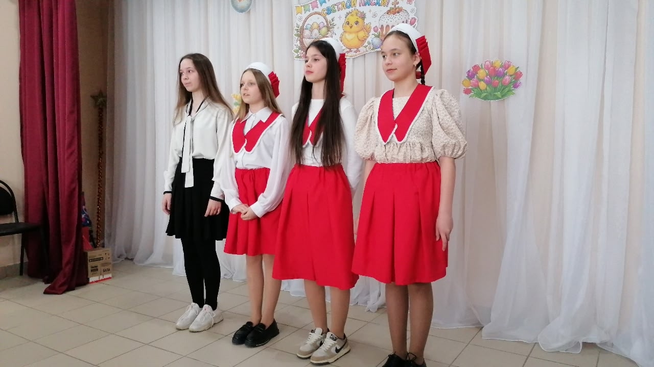В воскресной школе состоялся Пасхальный утренник
