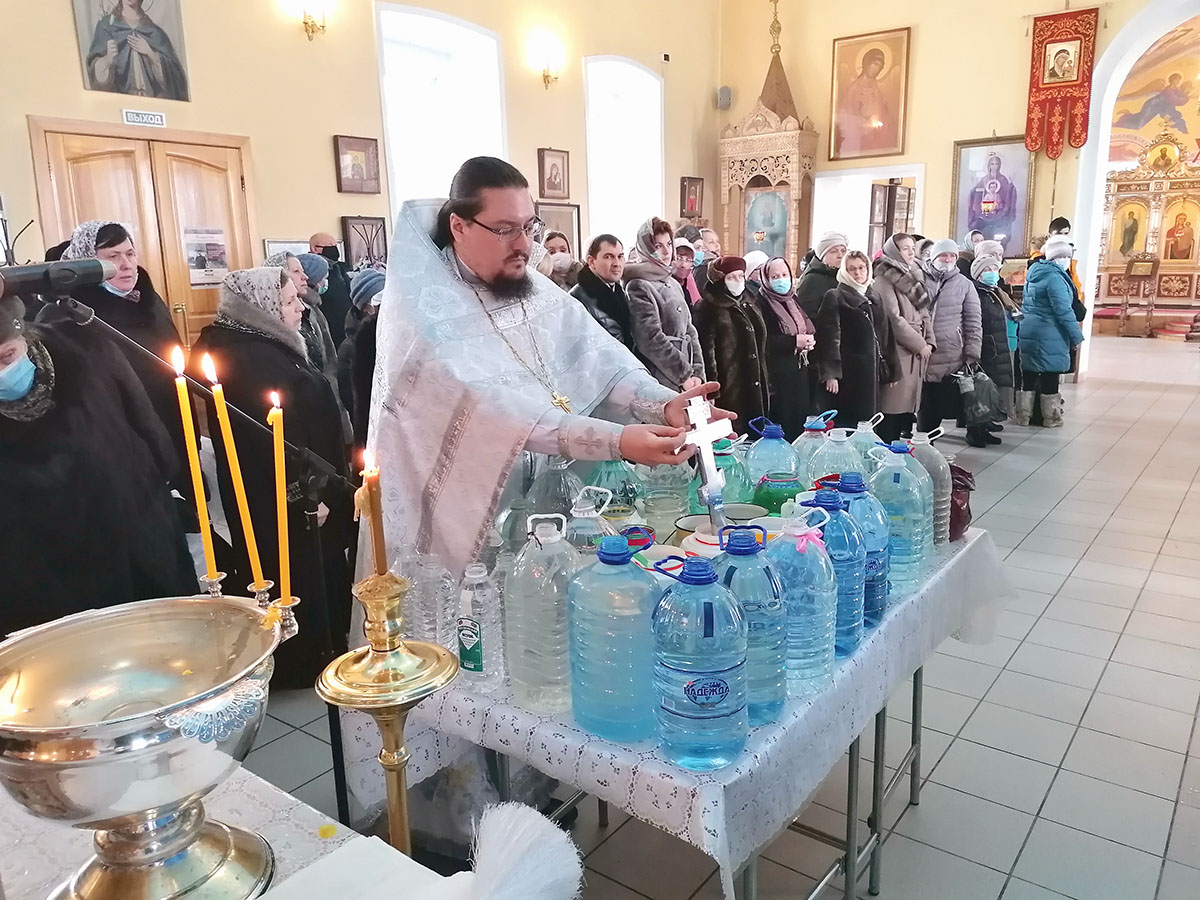 Крещенский сочельник в нашем храме