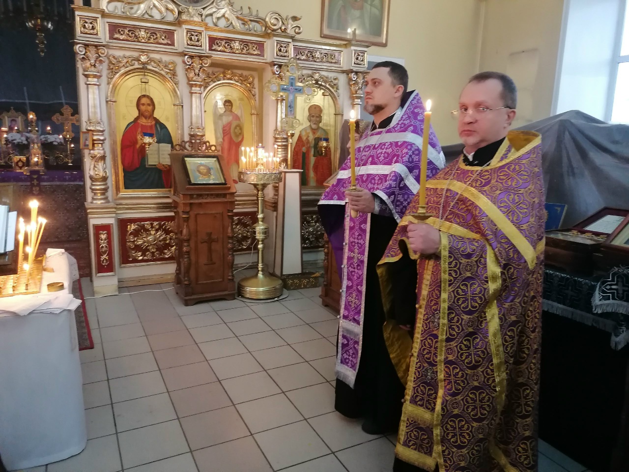 Вечернее богослужение в канун родительской субботы