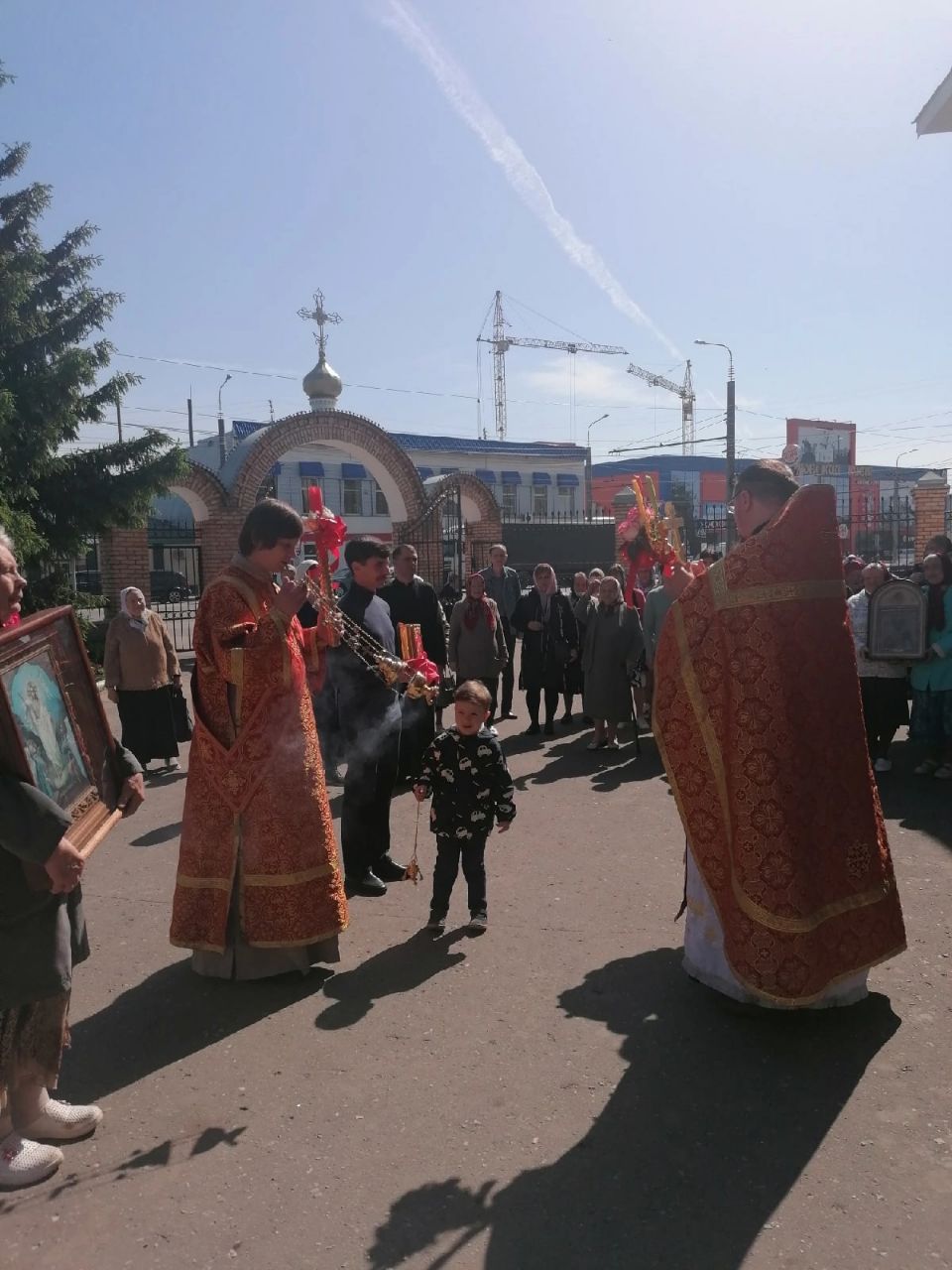 Богослужение в день отдания Пасхи