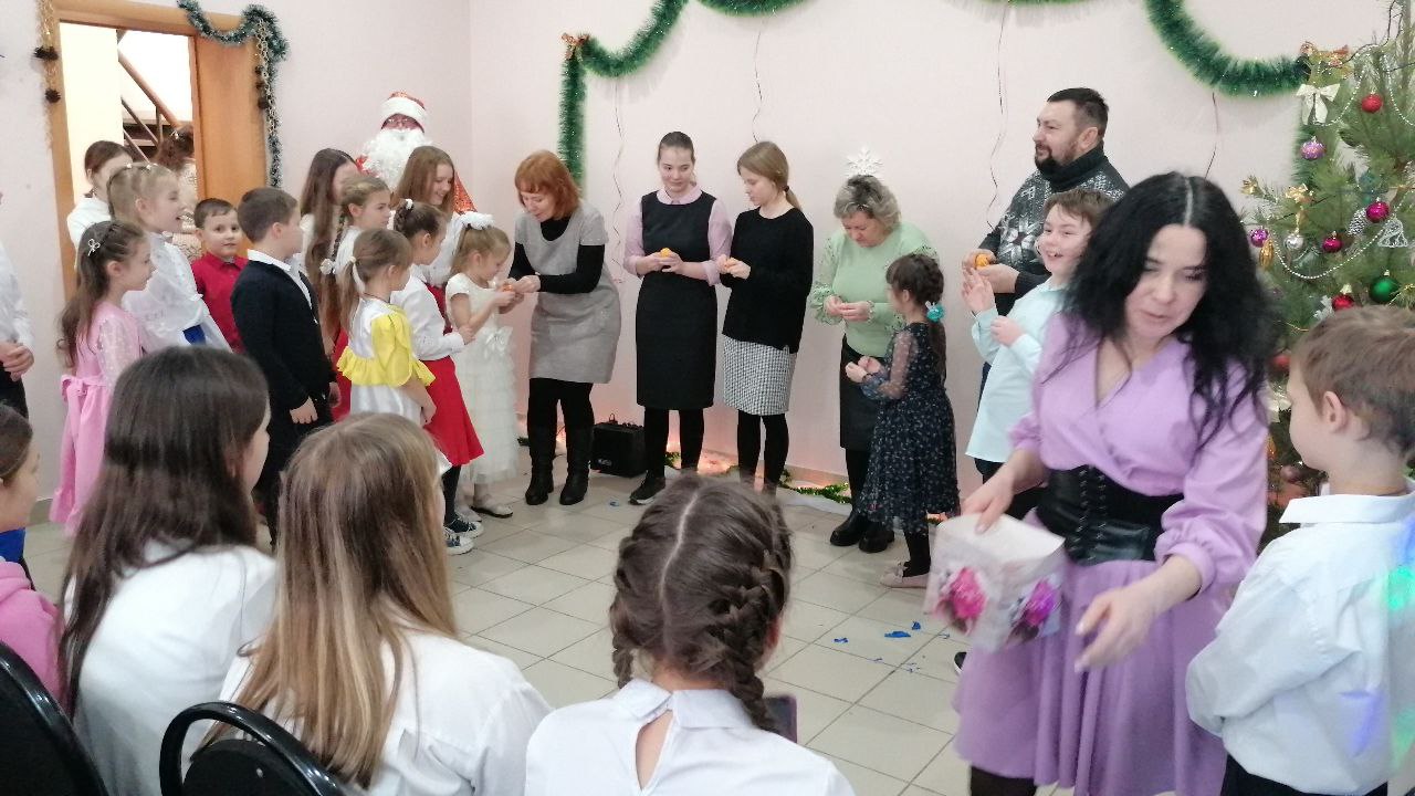 В воскресной школе состоялся Рождественский утренник