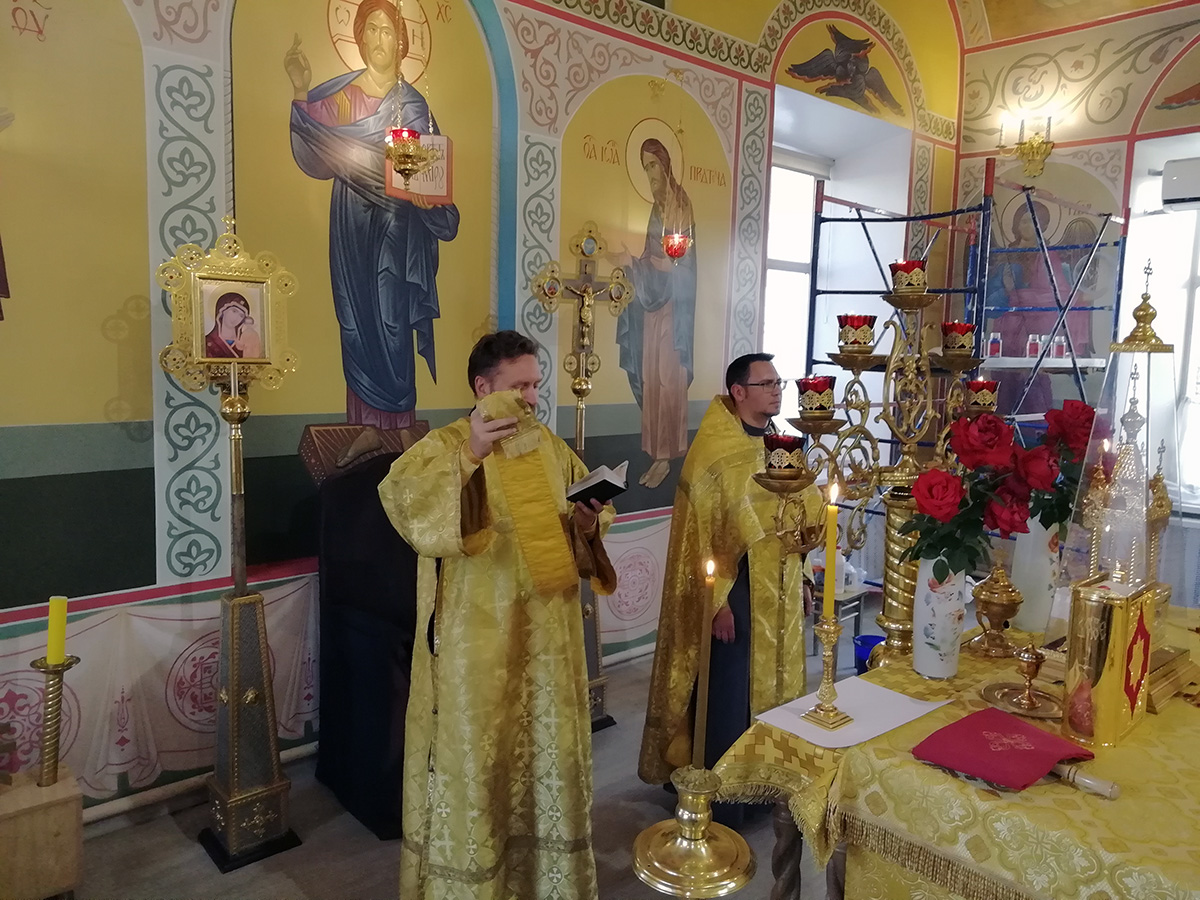 Всенощное бдение в канун дня Усекновения главы Иоанна Предтечи