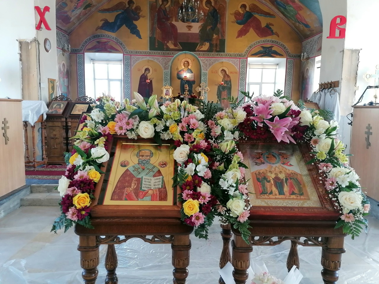 Всенощное бдение в канун престольного праздника нашего храма