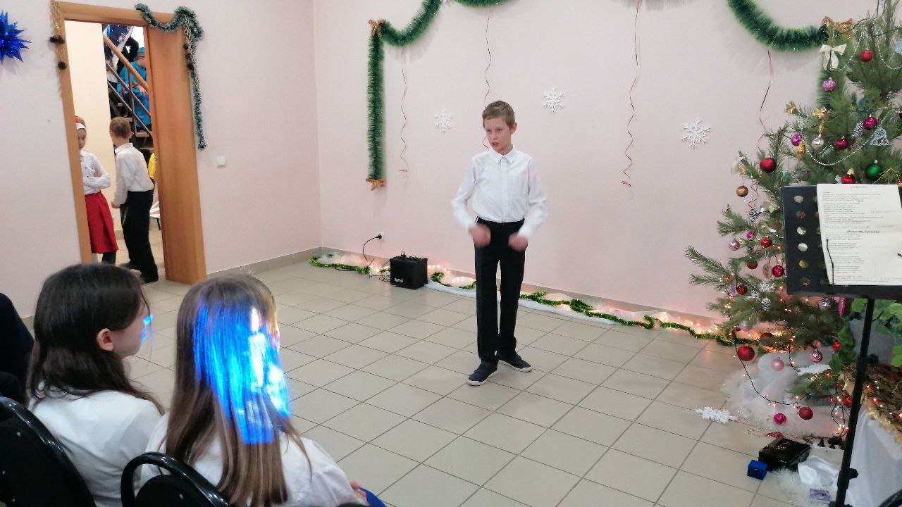 В воскресной школе состоялся Рождественский утренник