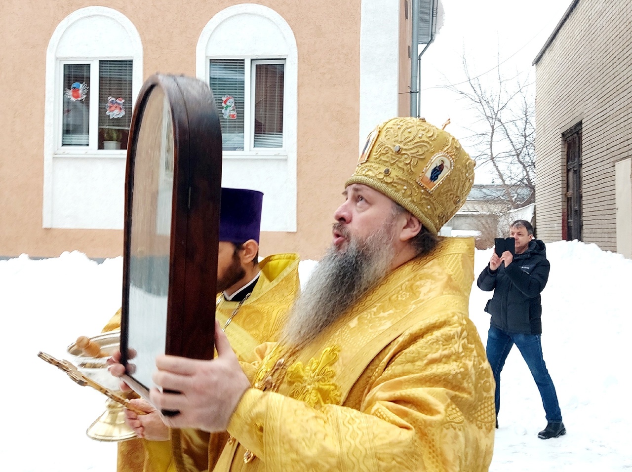 В престольный праздник митрополит Серафим совершил литургию в нашем храме  