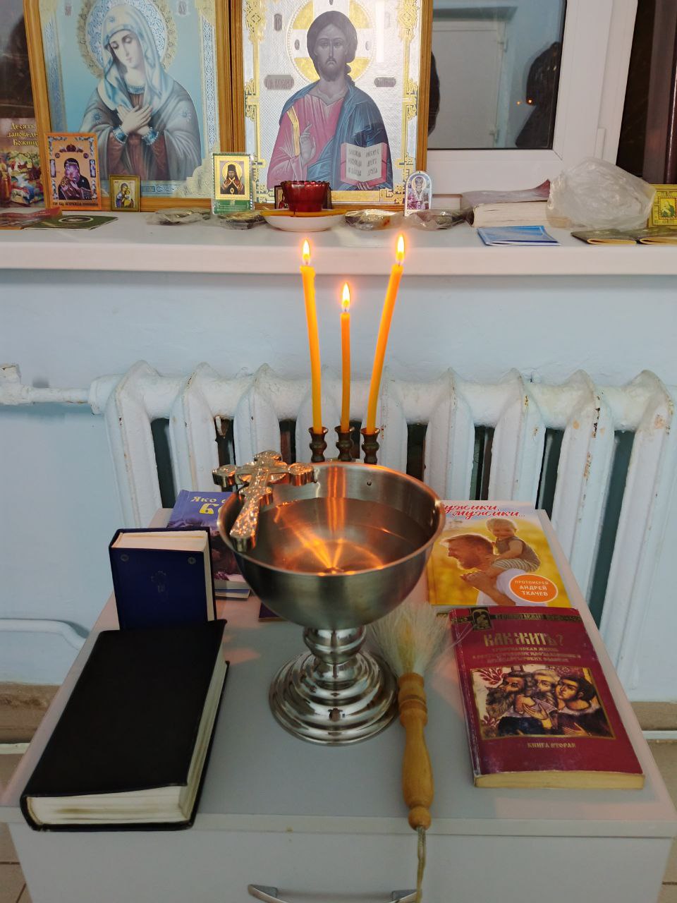 Священники посетили раненых