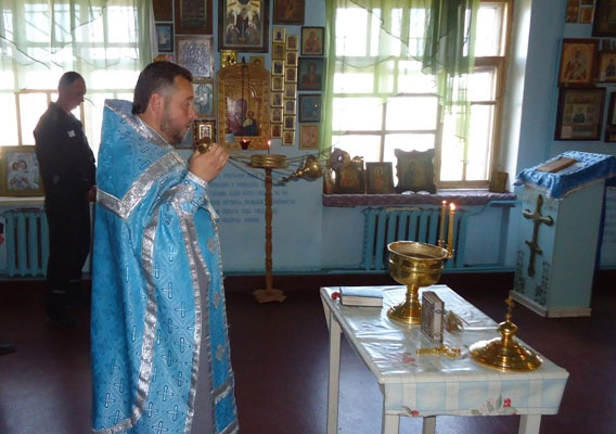 В Ильин день прошло праздничное богослужение в ИК-7