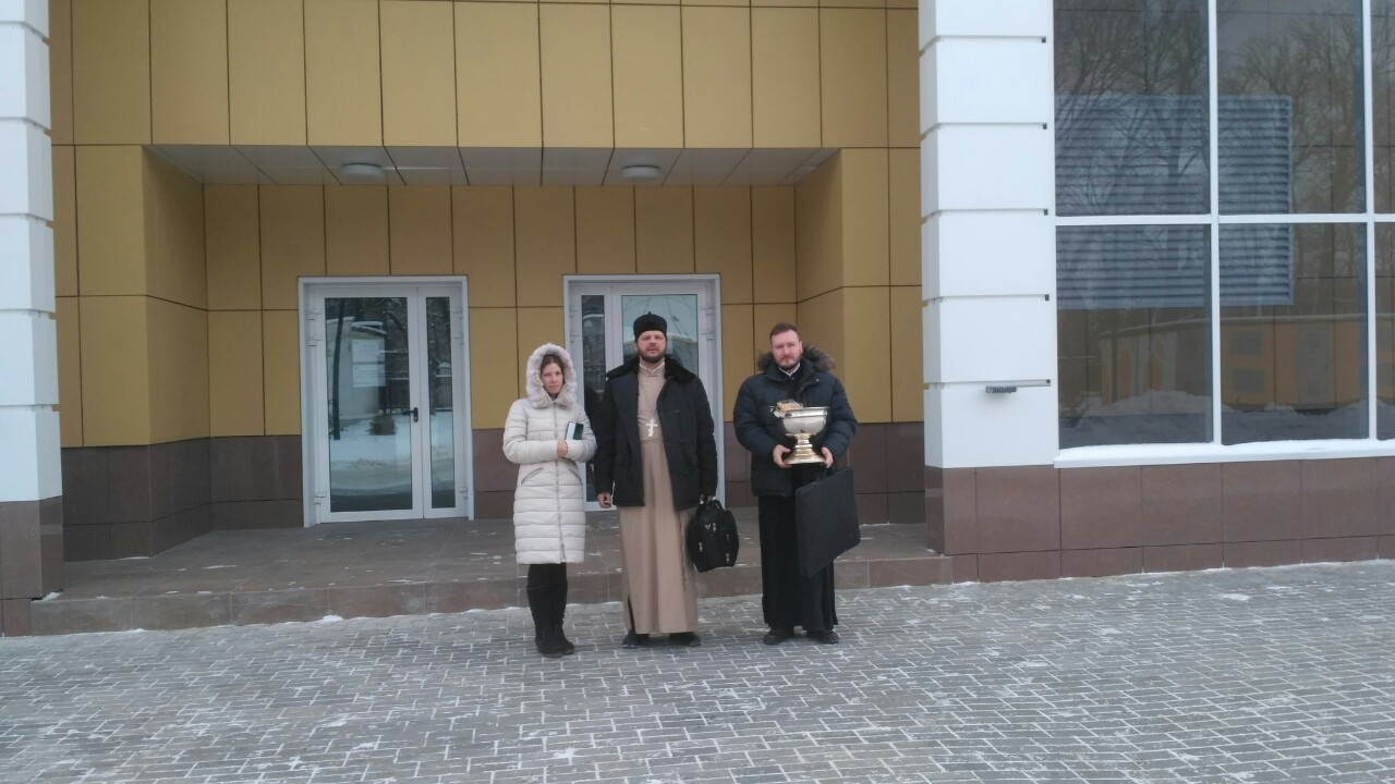 Священник Сергий Беляков совершил водосвятный молебен в перинатальном центре города Пензы