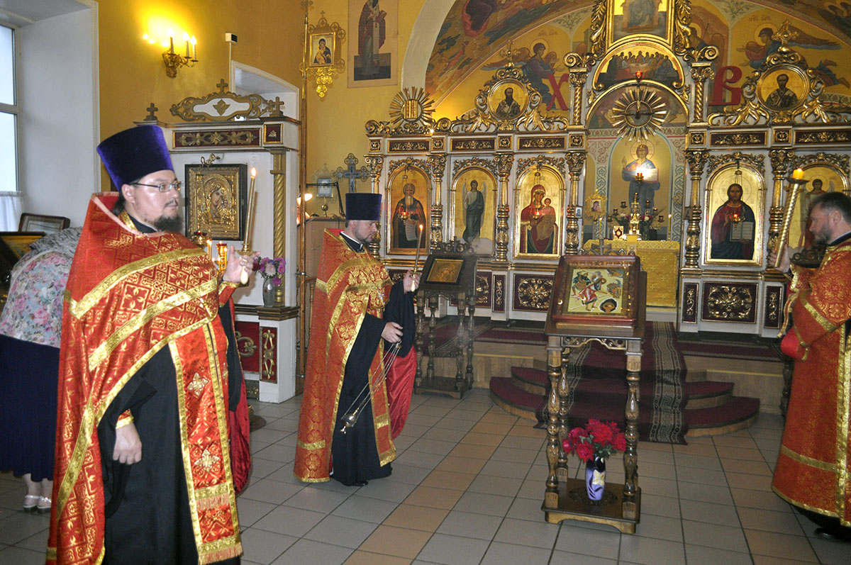 Всенощное бдение в канун дня Усекновения главы Иоанна Предтечи