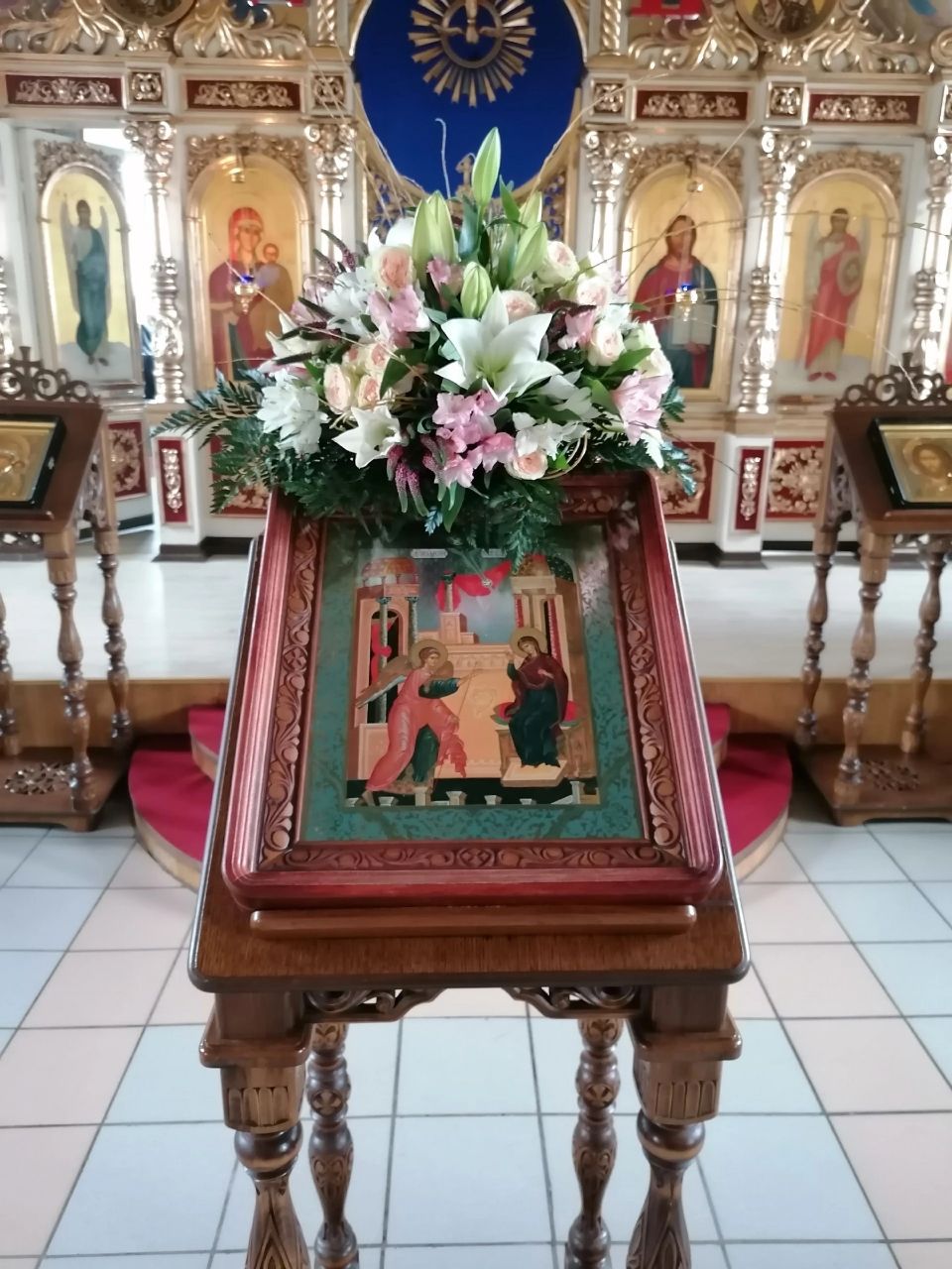 Всенощное бдение в канун праздника Благовещения Богородицы