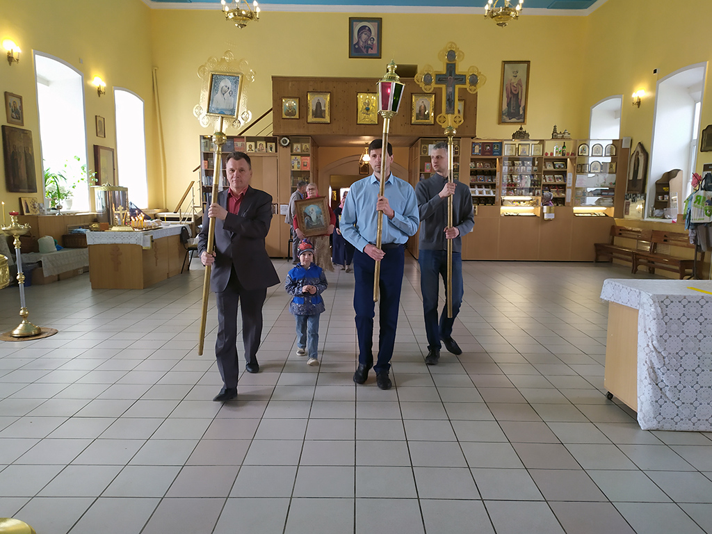 Празднование Антипасхи в Никольском храме