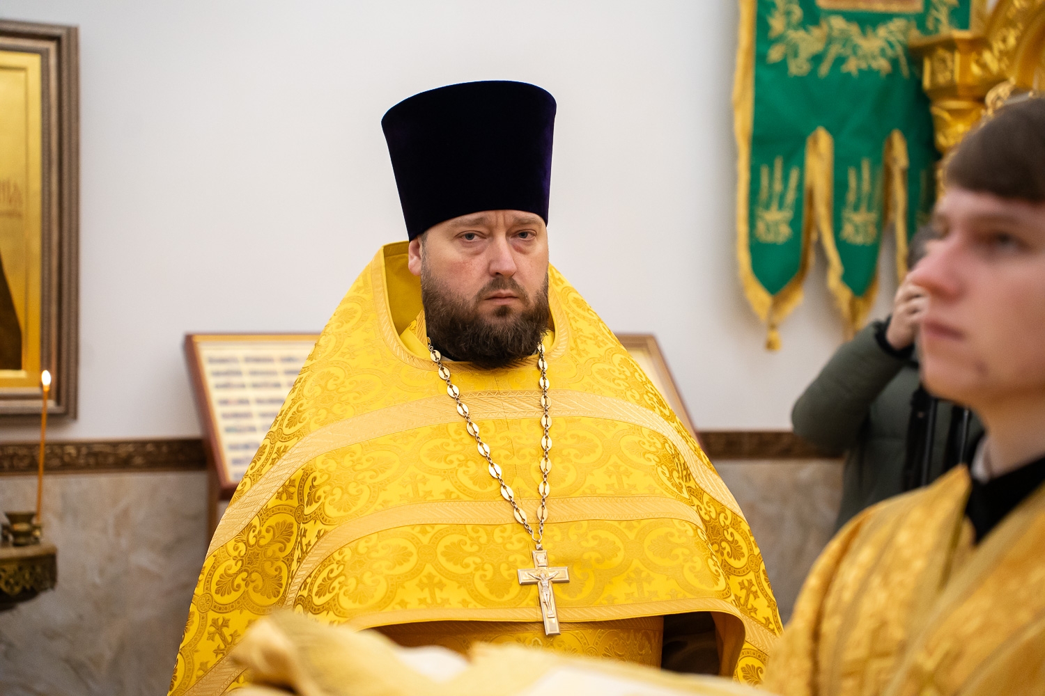 Митрополит Пензенский и Нижнеломовский Серафим совершил литургию в Троицком храме в Камайке