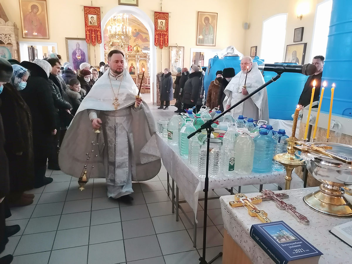 Крещенский сочельник в нашем храме