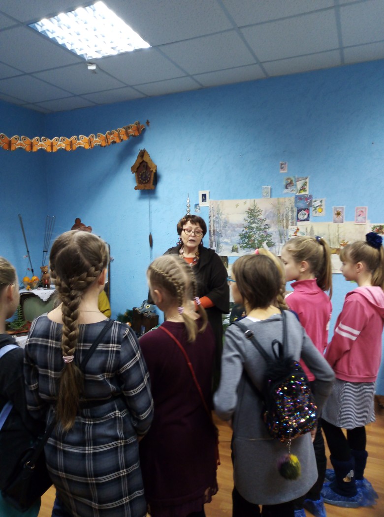 Воспитанники воскресной школы посетили "Музей елочной игрушки"