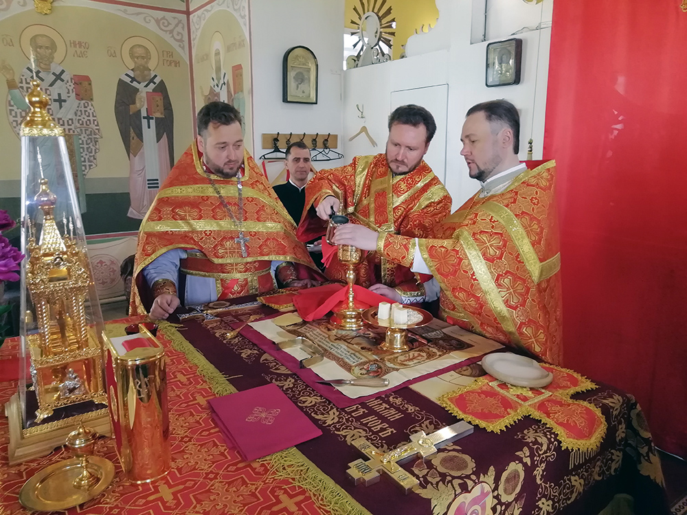 Литургия в субботу 5-ой седмицы по Пасхе