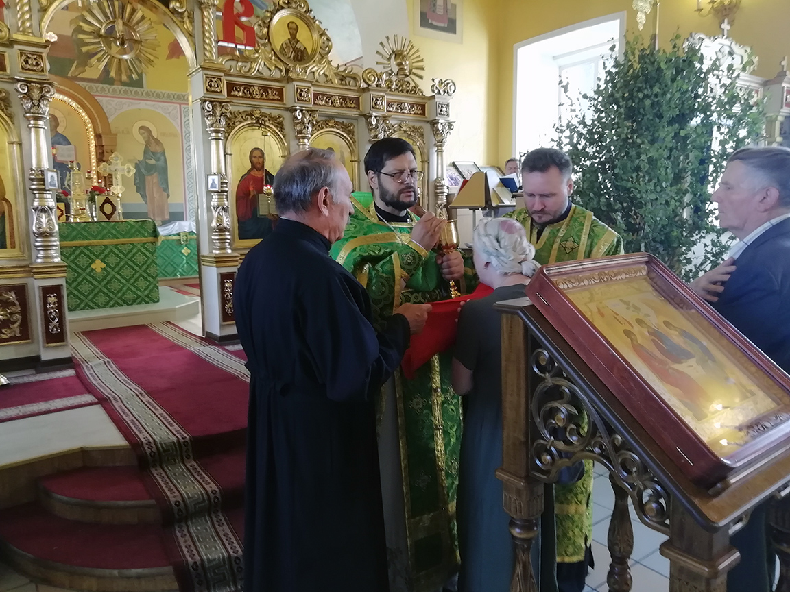 Литургия в субботу Пятидесятницы