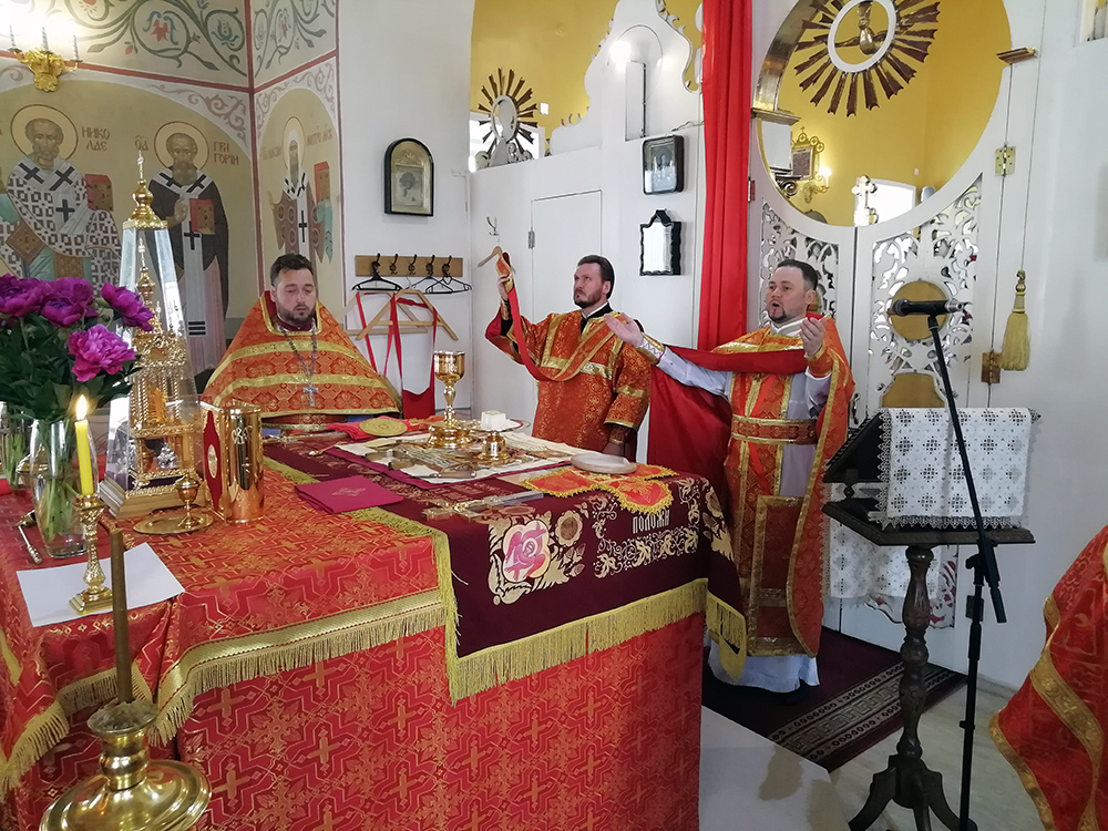 Литургия в субботу 5-ой седмицы по Пасхе