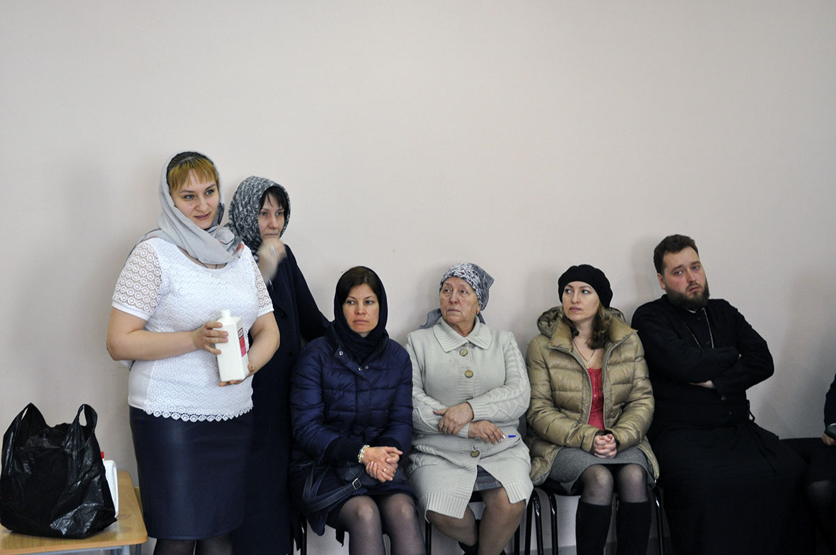 Лекция о профилактике коронавируса в храме