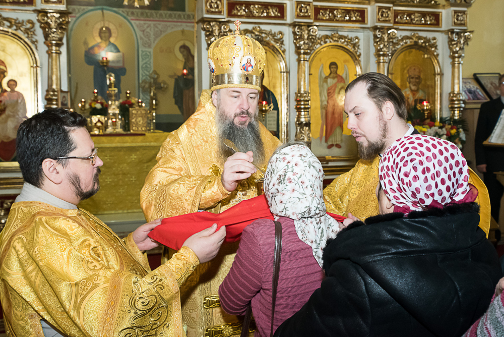 В престольный праздник митрополит Серафим совершил литургию в нашем храме