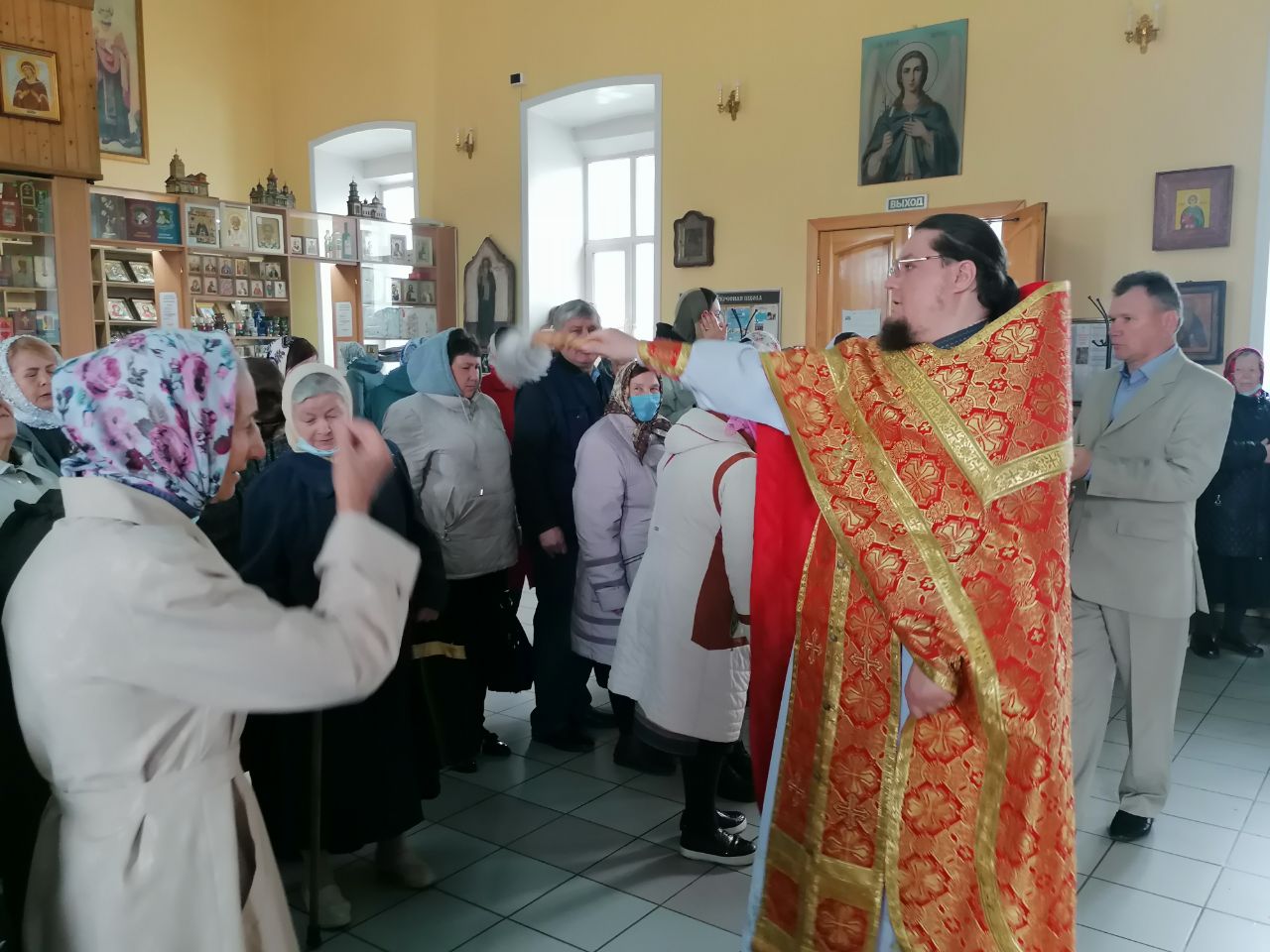 Богослужения в день Преполовения Пятидесятницы