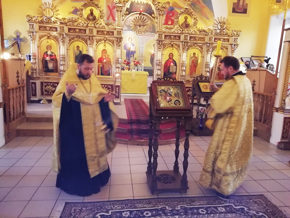 Всенощное бдение в канун дня Усекновения главы Иоанна Предтечи