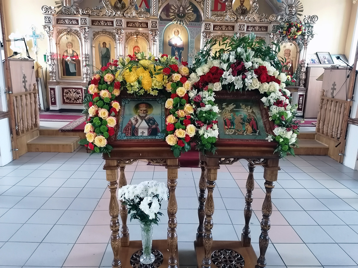 Всенощное бдение в канун престольного праздника нашего храма