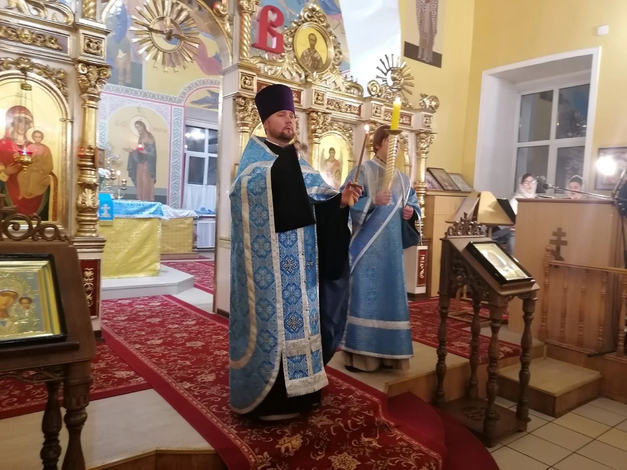 Всенощное бдение в канун праздника Покрова Пресвятой Богородицы