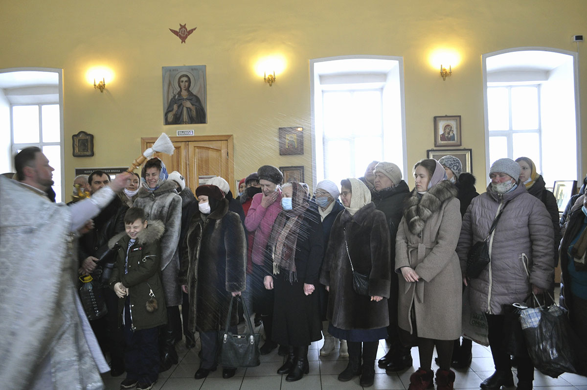 Крещенский сочельник в нашем храме