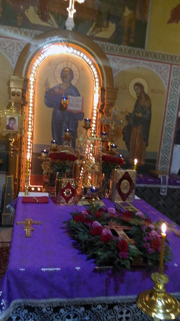 Всенощное бдение в канун Крестопоклонной Недели