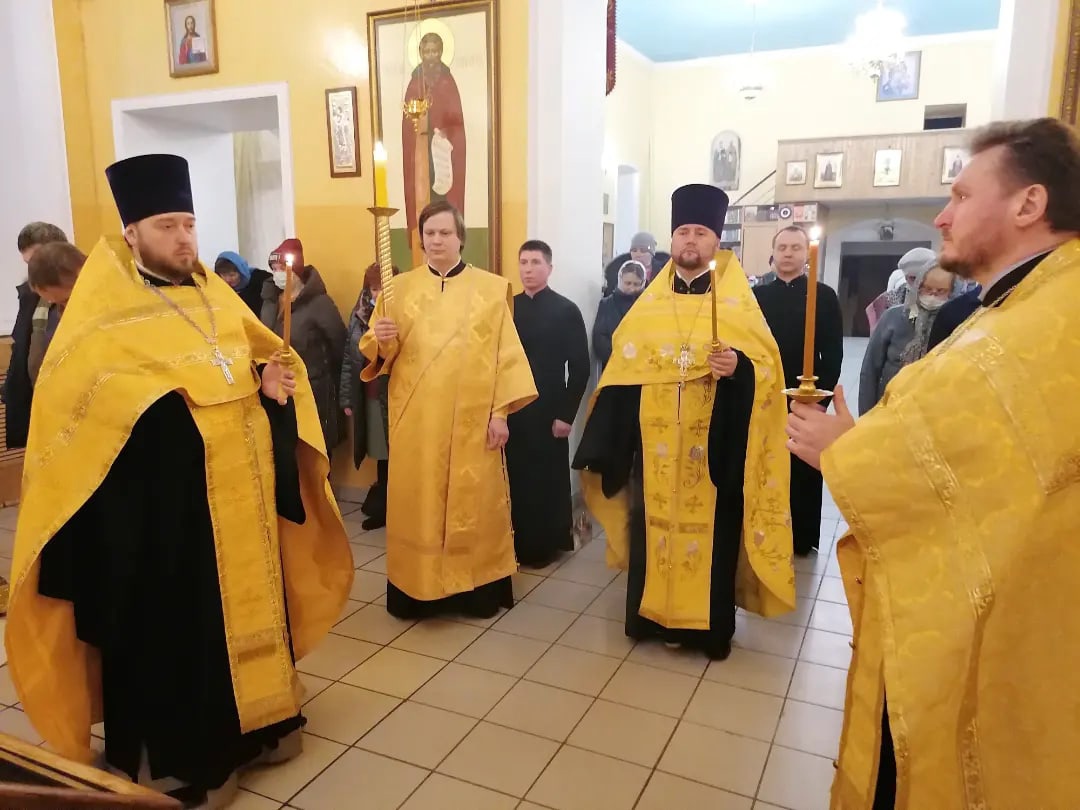 Всенощное бдение в канун Недели сыропустной