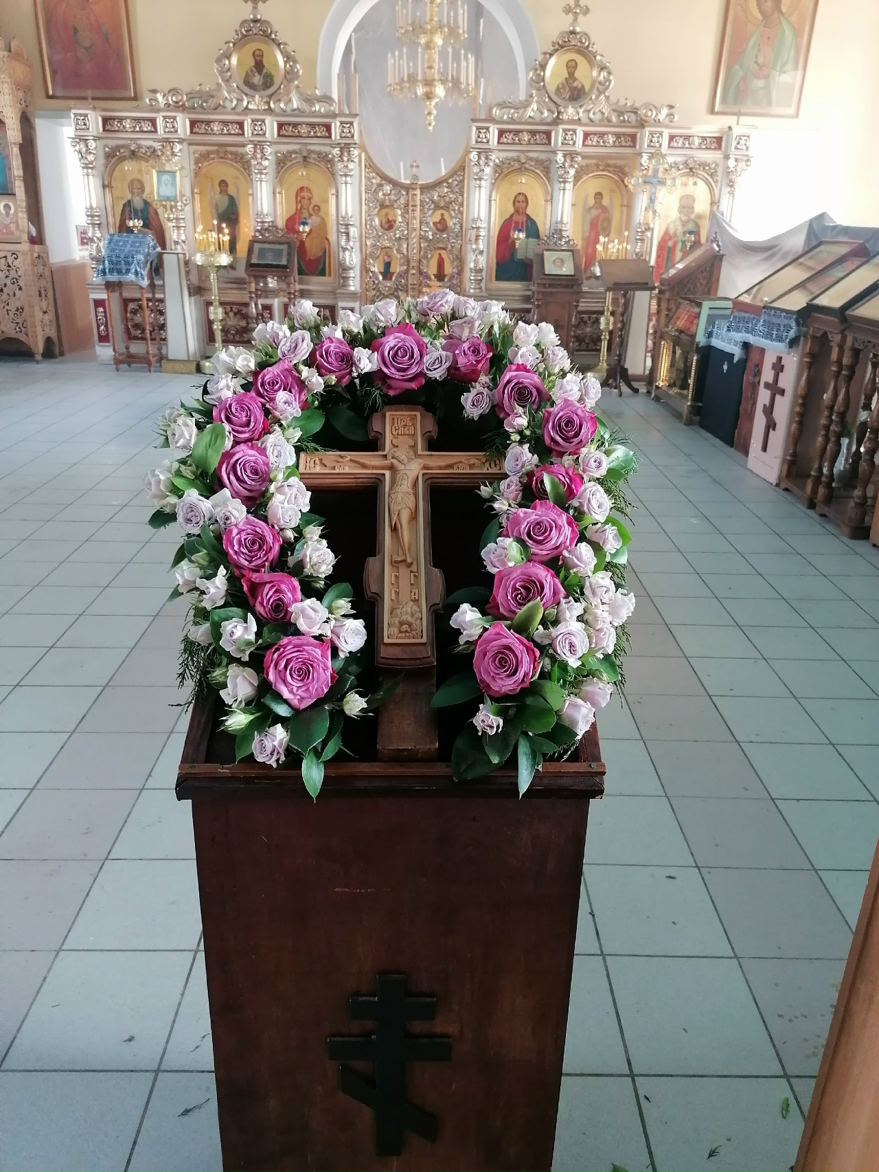 Состоялся мастер-класс по церковной флористики