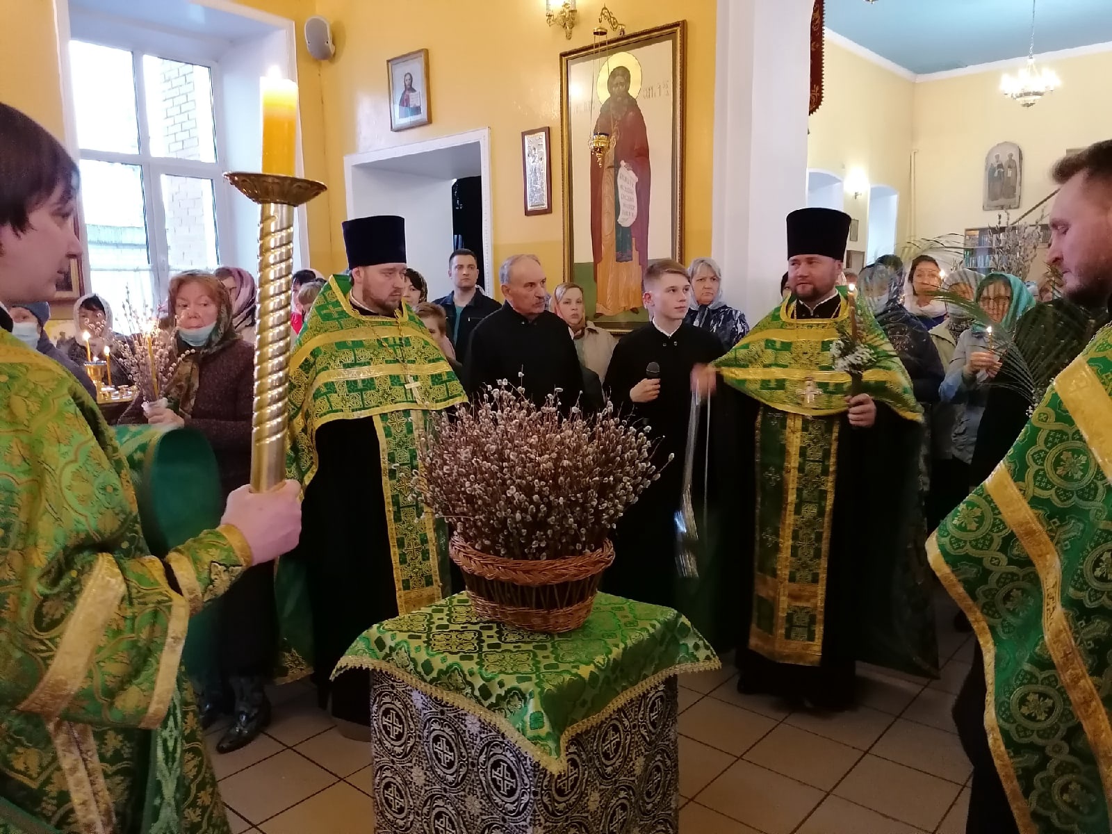 Всенощное бдение в канун Входа Господня в Иерусалим