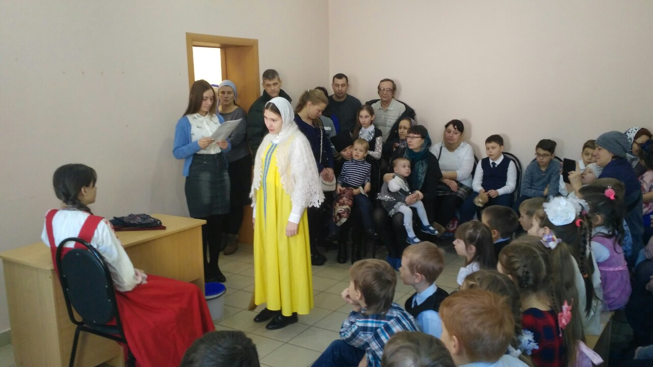 Рождественский утренник в воскресной школе "Азбука веры" 