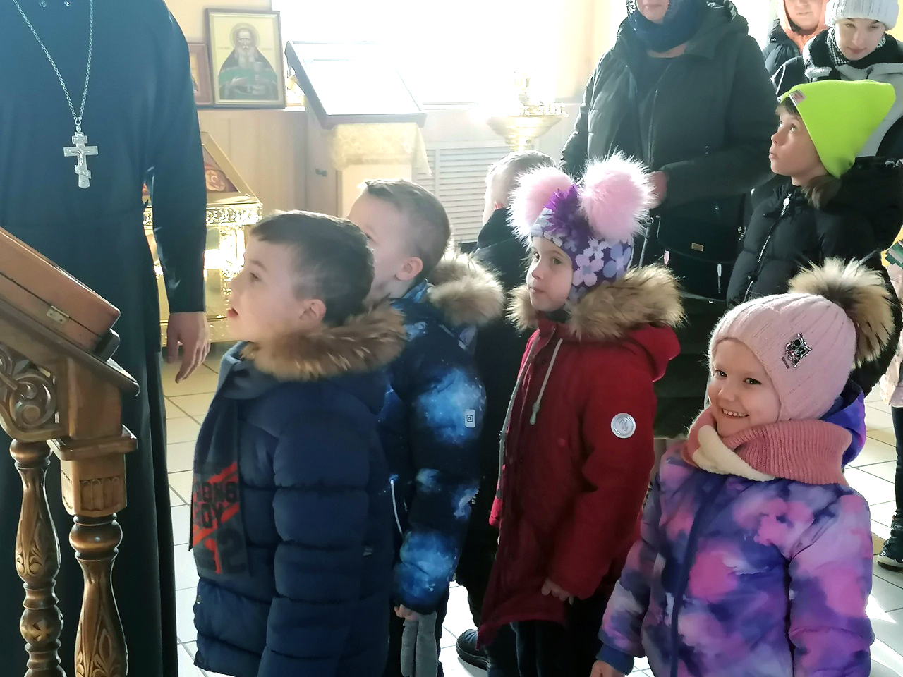 Состоялась экскурсия по храмовому комплексу дошкольников из детского сада