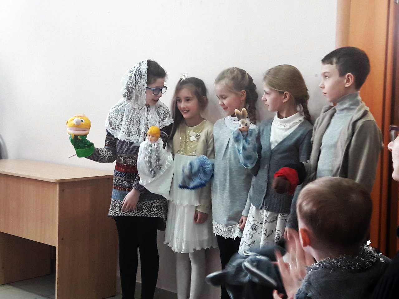 Рождественский утренник в воскресной школе "Азбука веры" 