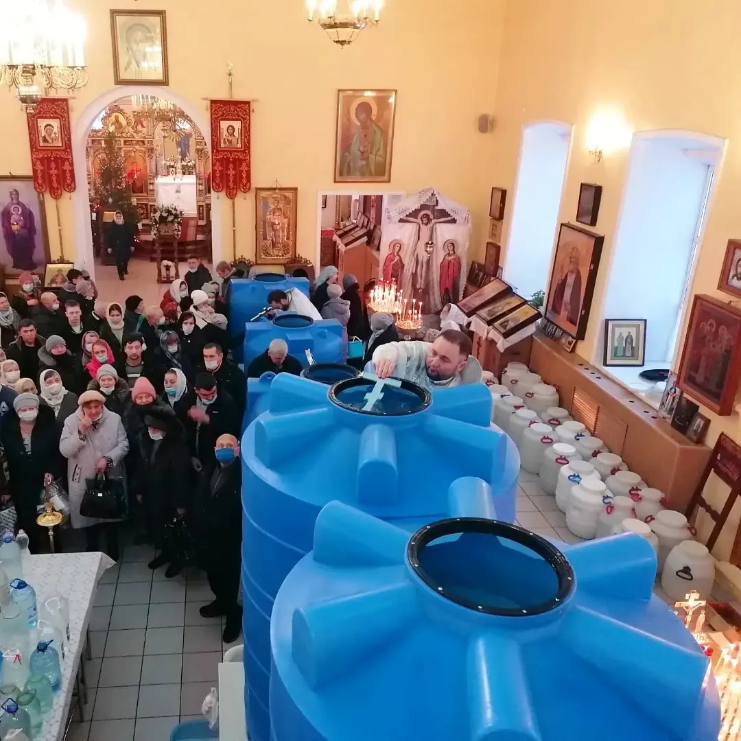 Празднование Крещение Господне в нашем храме