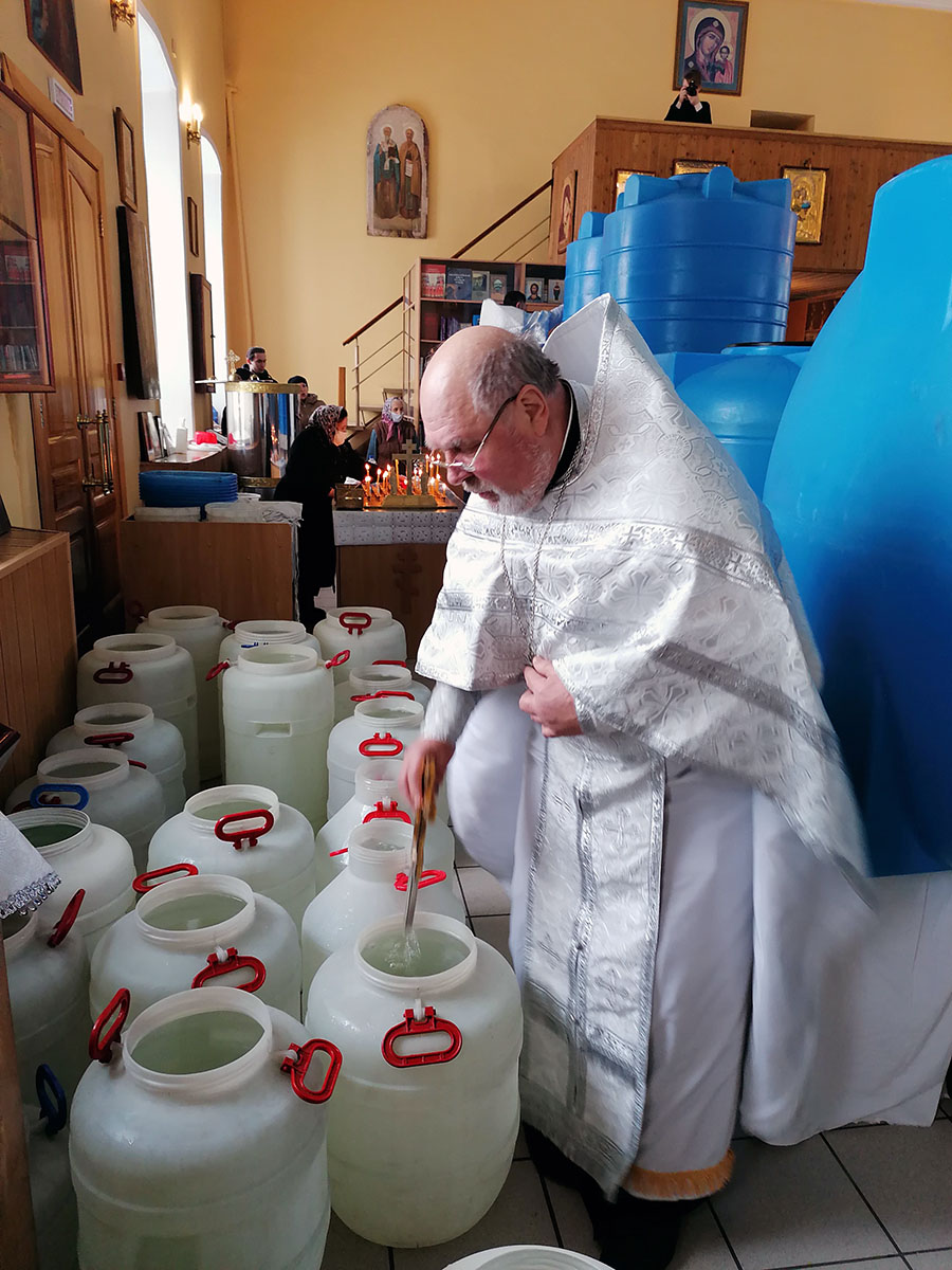 Крещенский сочельник в нашем храме