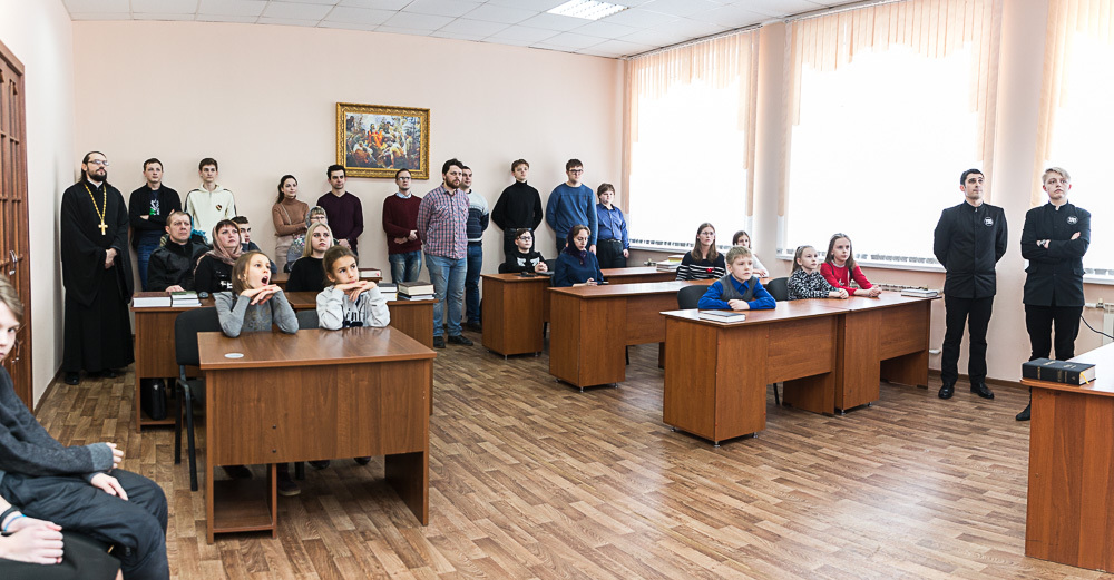 Воспитанники воскресной школы посетили Пензенскую духовную семинарию в День открытых дверей