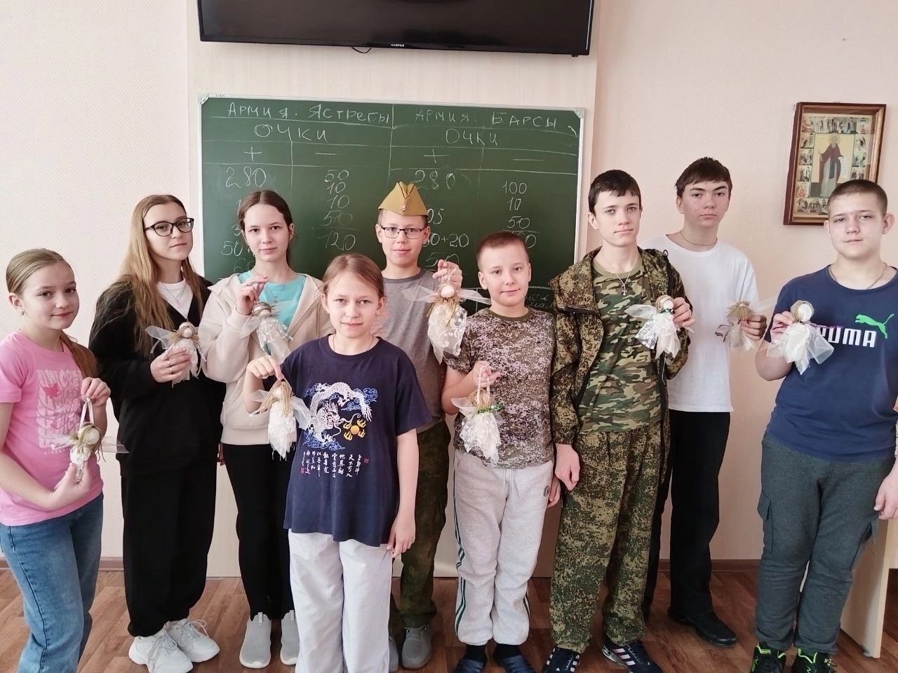 Воспитанники воскресной школы участвовали зимний лагерь «Накануне Рождества»