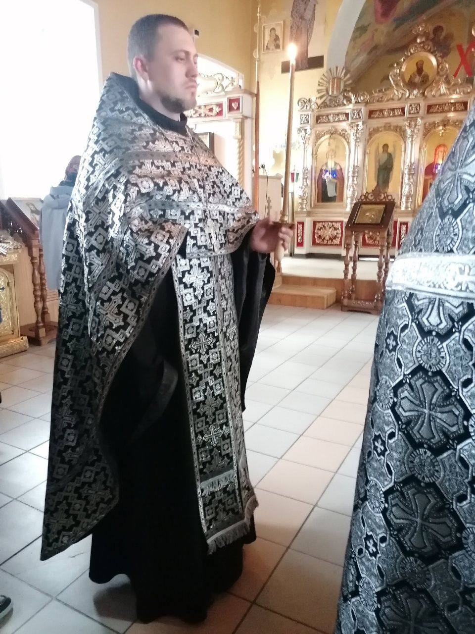 Протоиерей Александр Филиппов совершил утреню с чтением Великого канона преподобного Андрея Критского